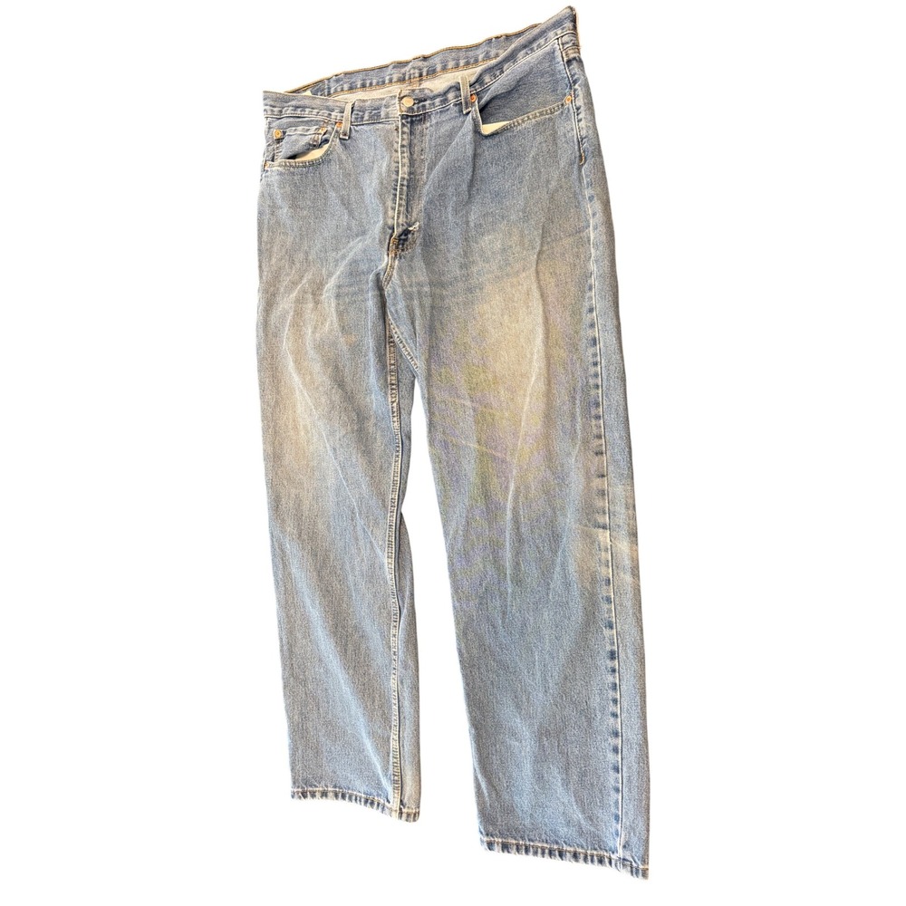 Levis 550 Relaxed Fit Jeans Mens 40x32 Blue Denim Tapered Leg Medium Wash